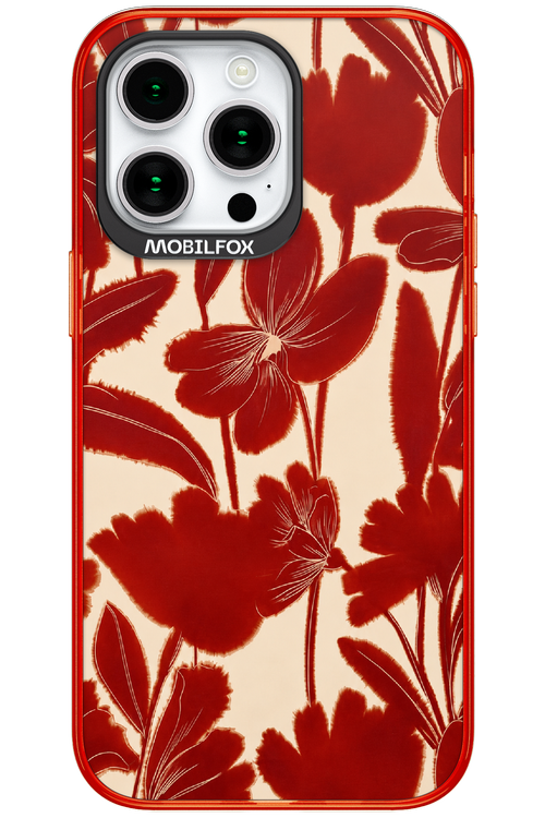 Burgundy Flowers 2.0 - Apple iPhone 15 Pro Max