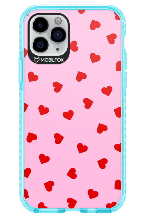 Sprinkle Heart Pink - Apple iPhone 11 Pro