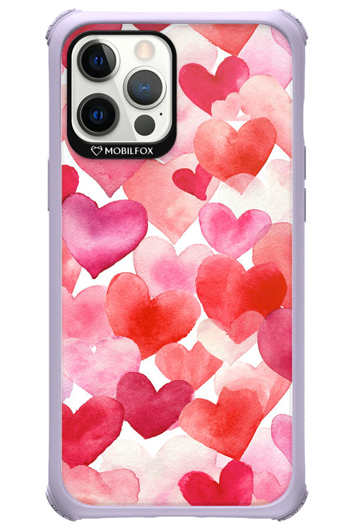 Water Painted Heart 2.0 - Apple iPhone 12 Pro Max