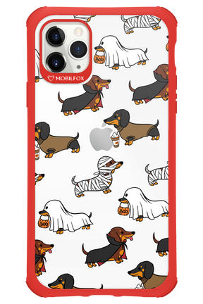 Scary Dachshund (Transparent) - Apple iPhone 11 Pro Max
