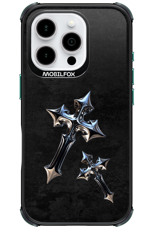 Chrome Crosses 2.0 - Apple iPhone 16 Pro