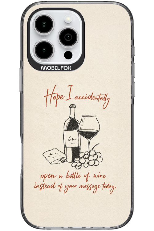 Bottle of wine 2.0 - Apple iPhone 16 Pro Max