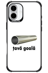 Țavă Goală White - Apple iPhone 16 Plus