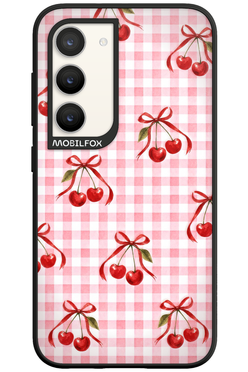 Pink Cherry Checked 2.0 - Samsung Galaxy S23