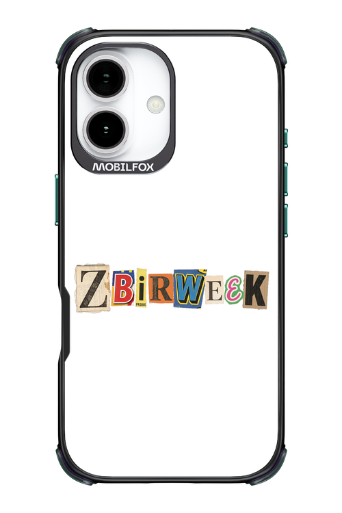 Zbirweek (white) 2.0 - Apple iPhone 17