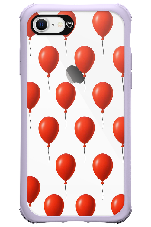 Red Balloons - Apple iPhone 8