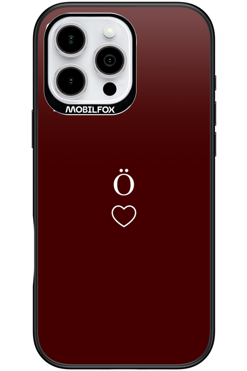 O Burgundia II 2.0 - Apple iPhone 16 Pro Max