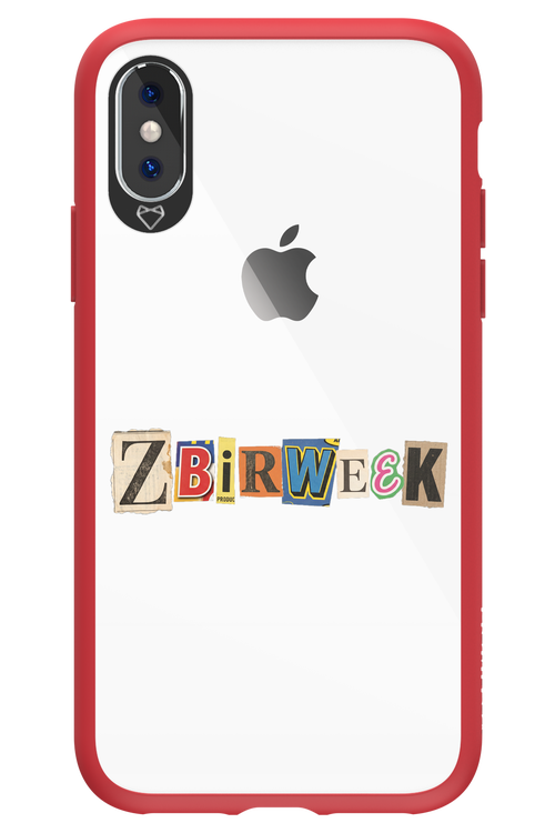Zbirweek (transparent) 2.0 - Apple iPhone XS