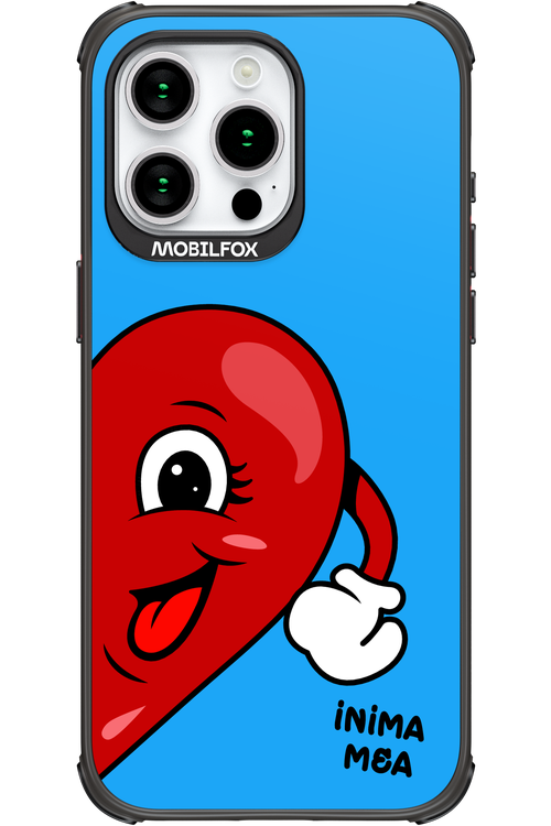 Blue One Heart - Apple iPhone 15 Pro Max