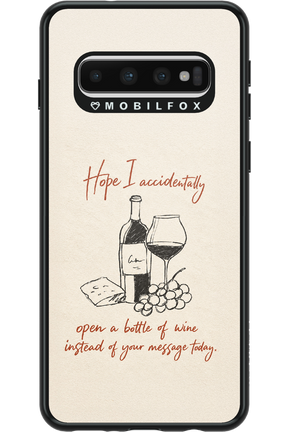 Bottle of wine 2.0 - Samsung Galaxy S10