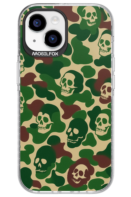 Camo Skull - Apple iPhone 15