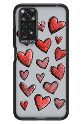 Red Love Transparent 2.0 - Xiaomi Redmi Note 11/11S 4G