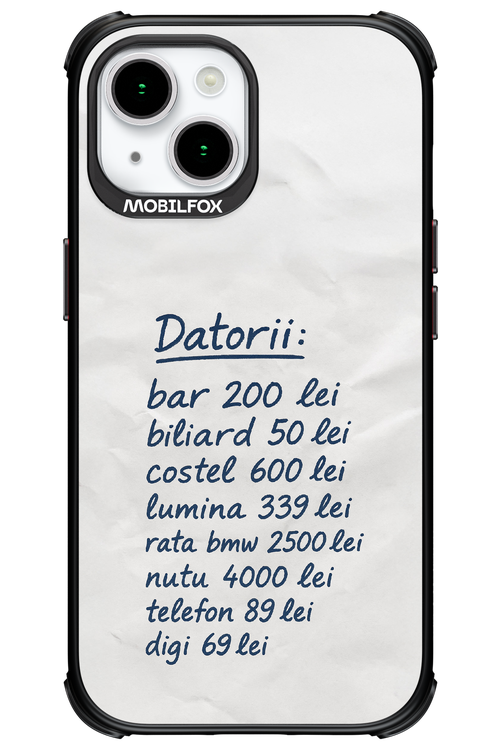 The List 2.0 - Apple iPhone 15