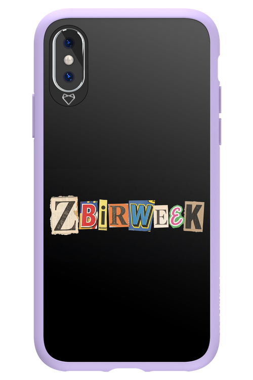 Zbirweek (black) 2.0 - Apple iPhone X