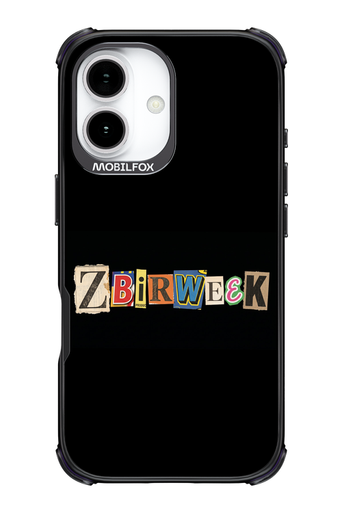 Zbirweek (black) 2.0 - Apple iPhone 17