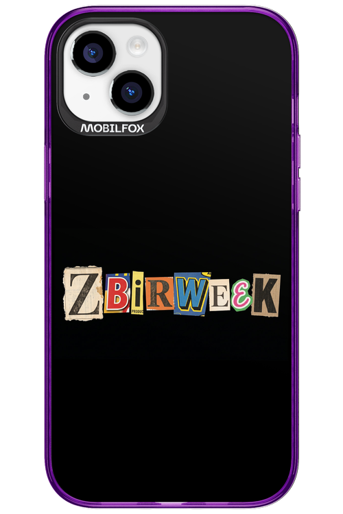 Zbirweek (black) 2.0 - Apple iPhone 15 Plus