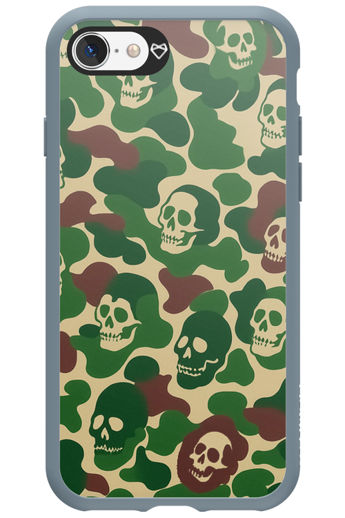 Camo Skull - Apple iPhone SE 2020