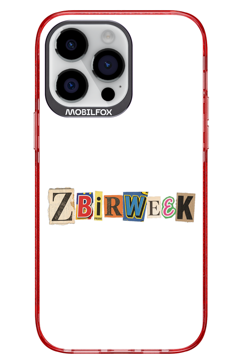 Zbirweek (white) 2.0 - Apple iPhone 14 Pro Max