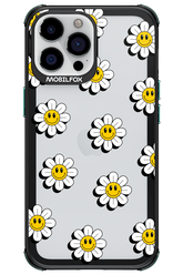 Smiley Flowers Transparent - Apple iPhone 13 Pro Max