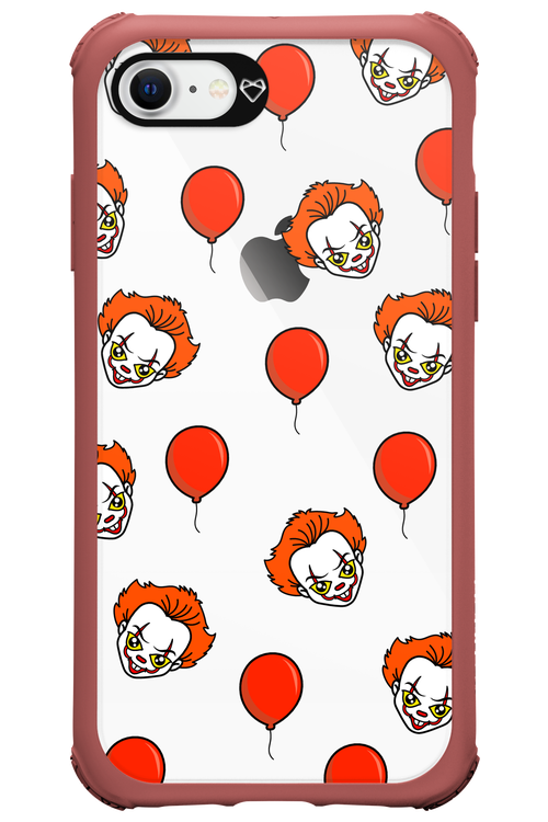 Mystery Clown (Transparent) - Apple iPhone 8