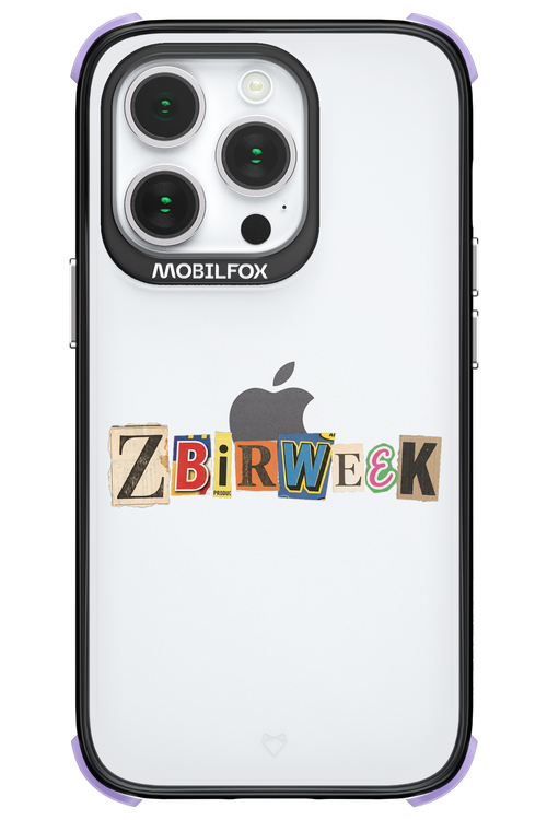 Zbirweek (transparent) 2.0 - Apple iPhone 14 Pro