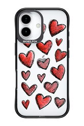 Red Love Transparent 2.0 - Apple iPhone 17