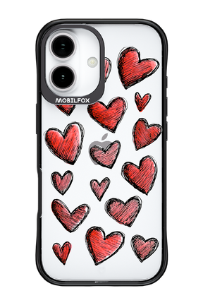 Red Love Transparent 2.0 - Apple iPhone 17