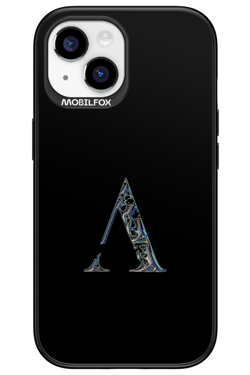 ⁠ ⁠Azteca A Chrome Logo - Apple iPhone 15