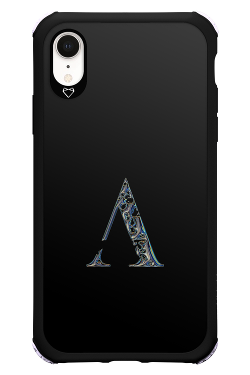 ⁠ ⁠Azteca A Chrome Logo - Apple iPhone XR