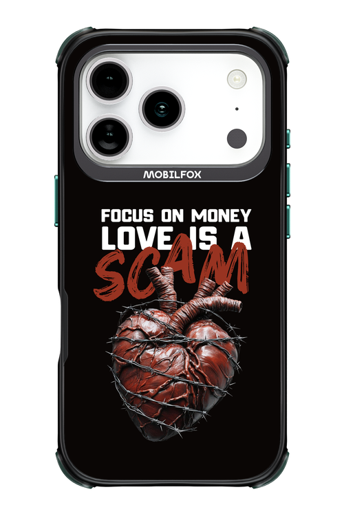 Focus on money, love is a scam - Apple iPhone 17 Pro