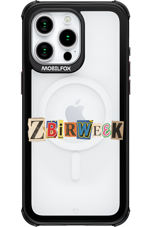 Zbirweek (transparent) 2.0 - Apple iPhone 15 Pro Max