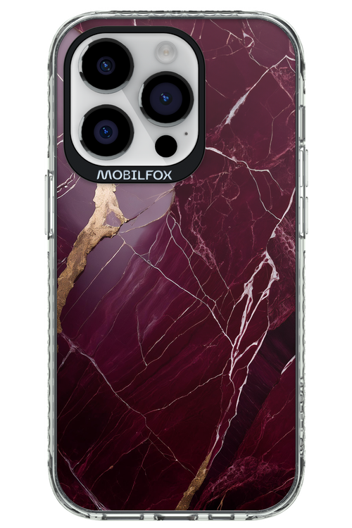 Burgundy Marble 2.0 - Apple iPhone 14 Pro