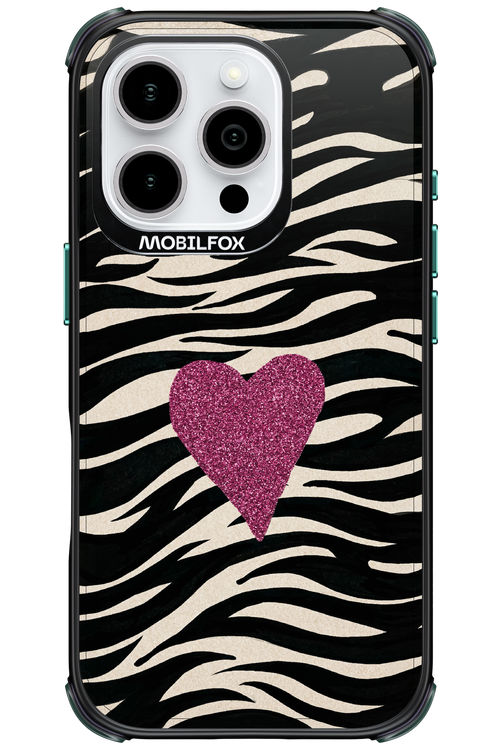 Zebra Heart 2.0 - Apple iPhone 16 Pro