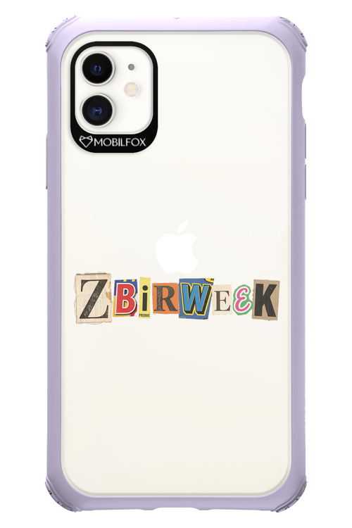 Zbirweek (transparent) 2.0 - Apple iPhone 11