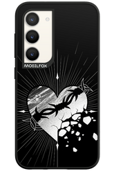 Fehér Szív - Samsung Galaxy S23