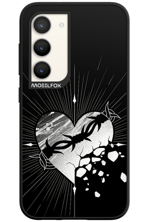 Fehér Szív - Samsung Galaxy S23