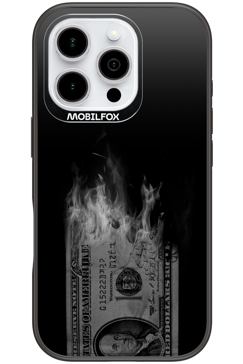 Money Burn B&W 2.0 - Apple iPhone 16 Pro