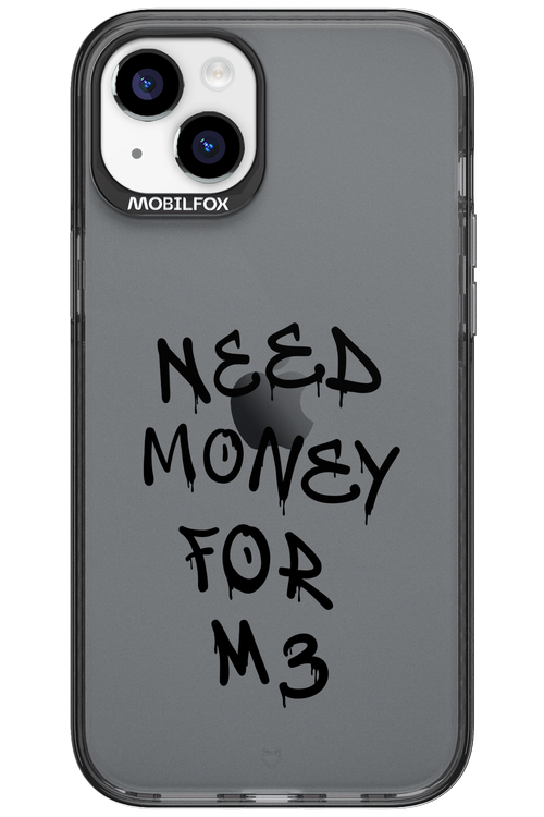 Need M3 Transparent Black - Apple iPhone 15 Plus