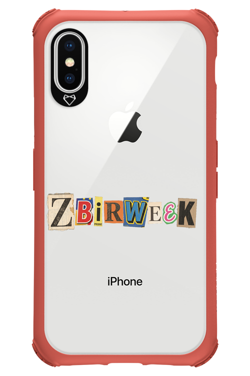 Zbirweek (transparent) 2.0 - Apple iPhone X
