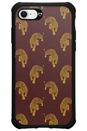 Burgundy Leopard Pattern - Apple iPhone 7