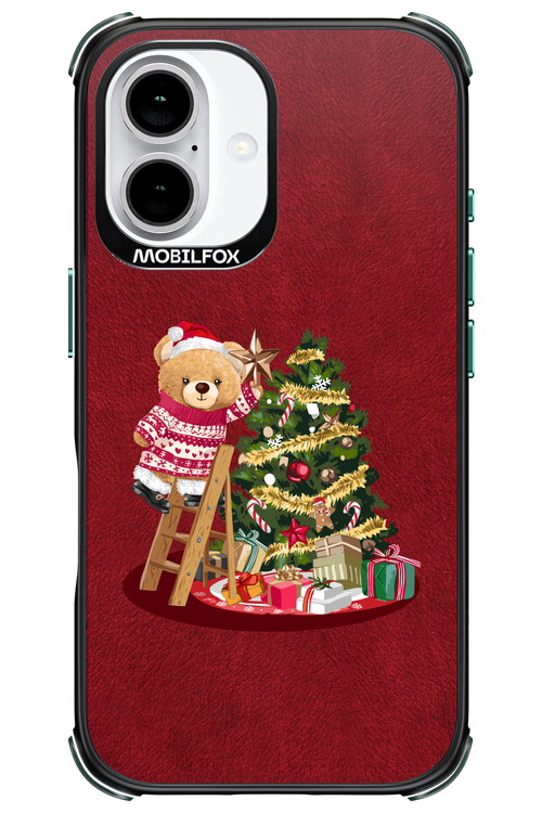 Christmas Bear (Burgundy) - Apple iPhone 16