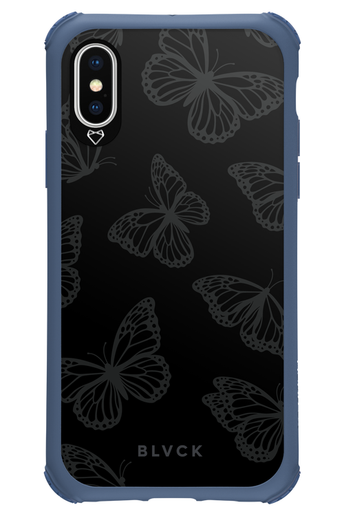 Black Butterflies - Apple iPhone XS