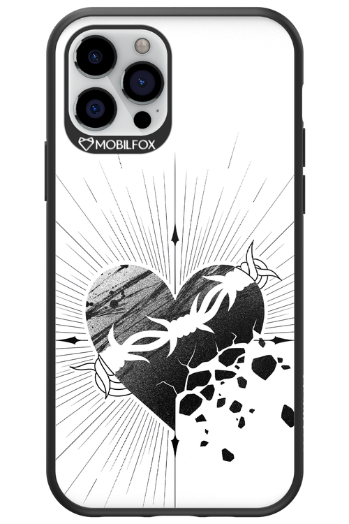 Fekete Szív - Apple iPhone 12 Pro
