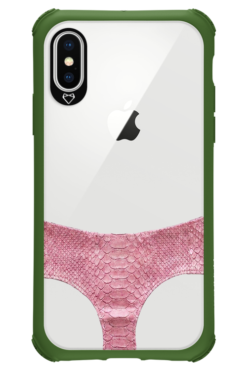 Snake Leather Panties Transparent 2.0 - Apple iPhone XS