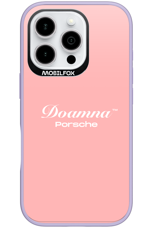 Doamna Porsche (pink) - Apple iPhone 16 Pro