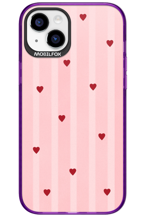 Red Little Hearts 2.0 - Apple iPhone 15 Plus