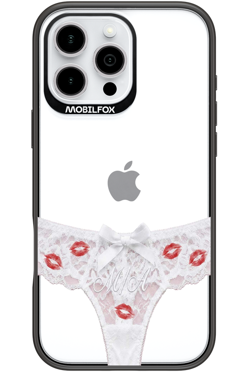 White Panties Transparent 2.0 - Apple iPhone 16 Pro Max