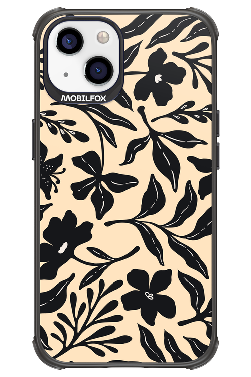 Black Flowers 2.0 - Apple iPhone 13