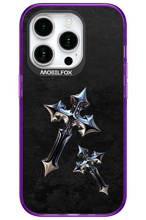 Chrome Crosses 2.0 - Apple iPhone 15 Pro