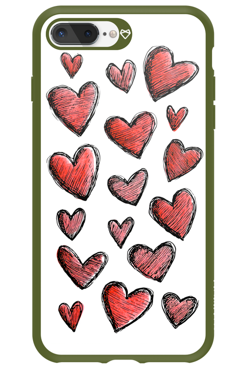 Red Love - Apple iPhone 7 Plus